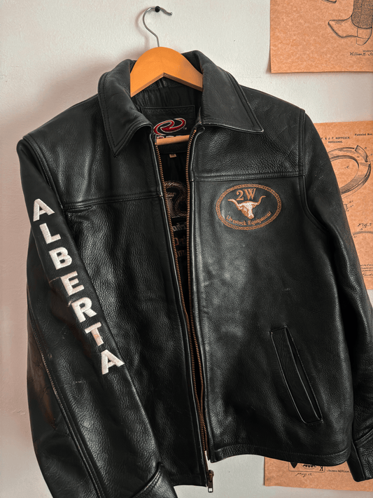 Alberta Rodeo Finals Leather Jacket (S/M)