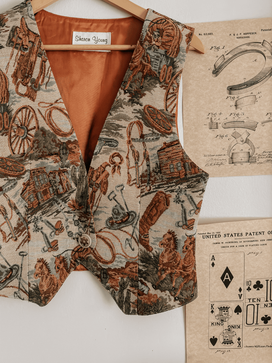 Day at the Ranch Vest (M)