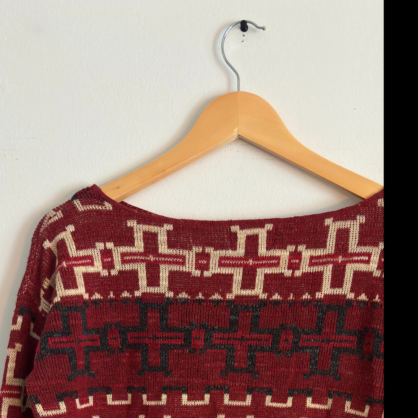 Holiday Aztec Sweater (S/M)
