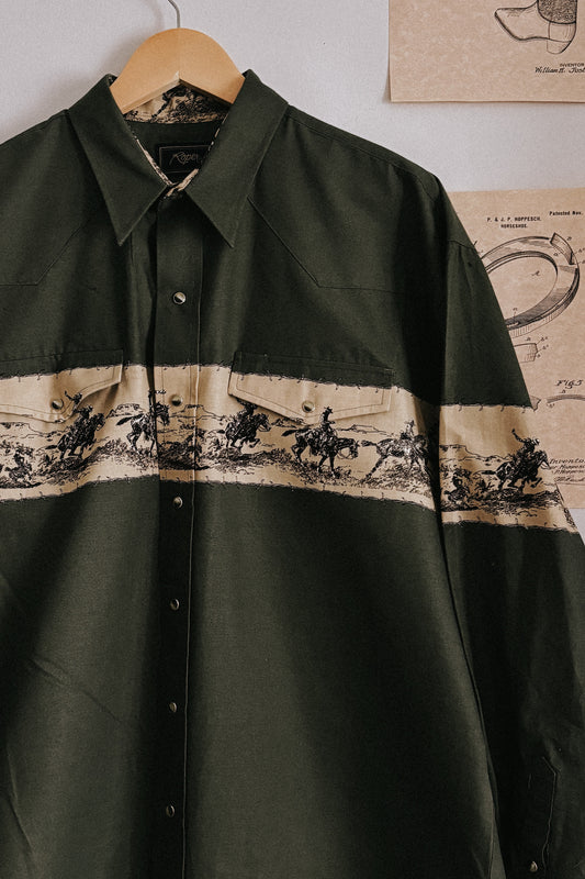 On the Range Pearl Snap (L)