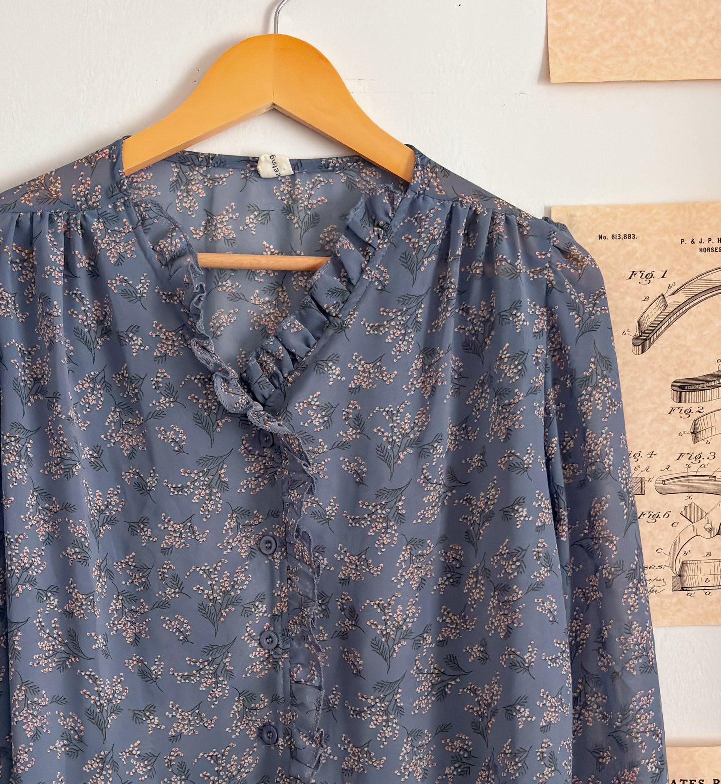 Mistletoe Blouse/Cardigan (M)