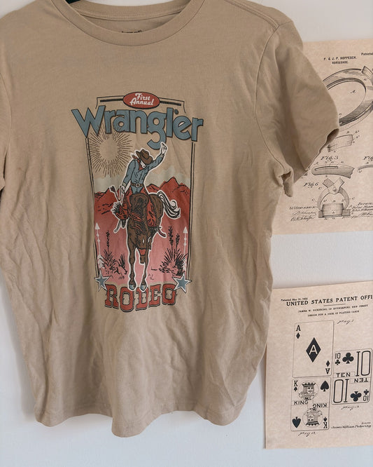 Retro Wrangler Rodeo Tee (M)