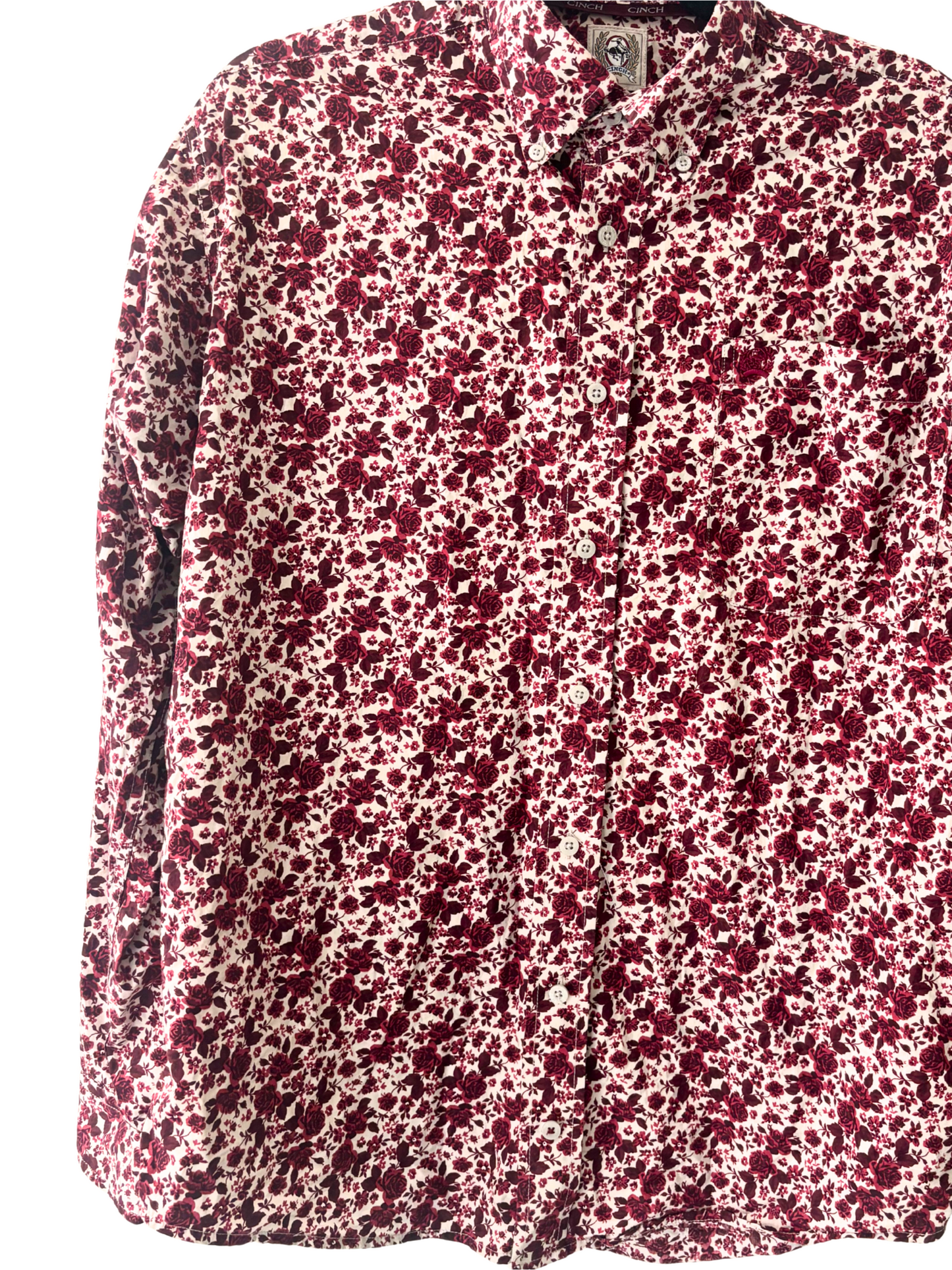 Cinch Roses Button-Up (M)