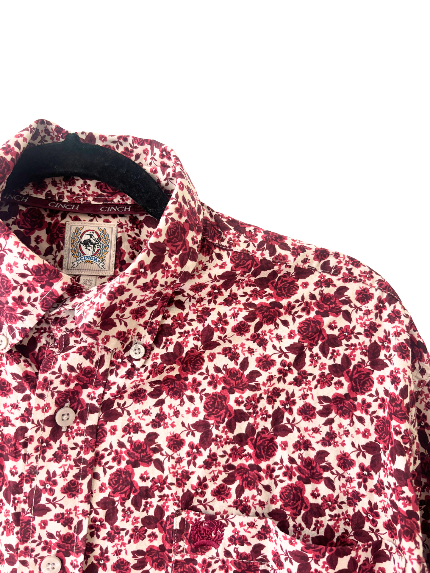 Cinch Roses Button-Up (M)