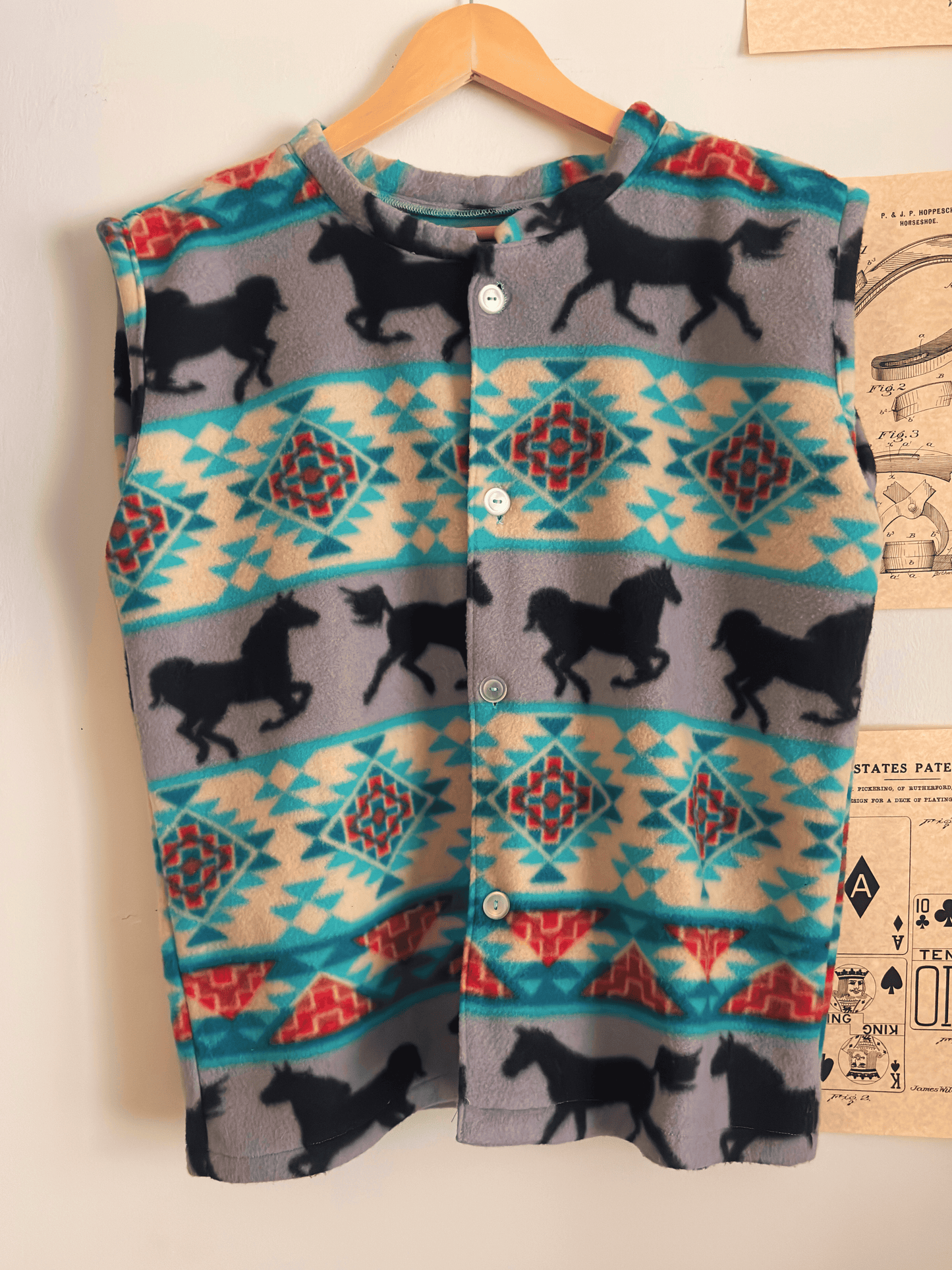 Aztec Days Fleece Vest (M/L)
