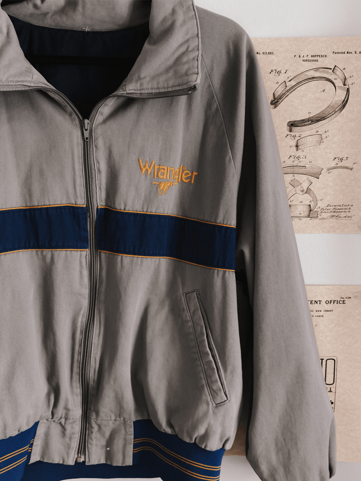 90's Country Wrangler Bomber Jacket (L)